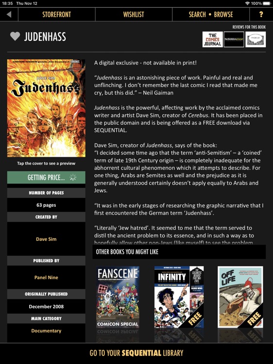 SEQUENTIAL: Graphic Novels