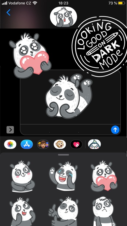 Panda Bear stickers! screenshot-6