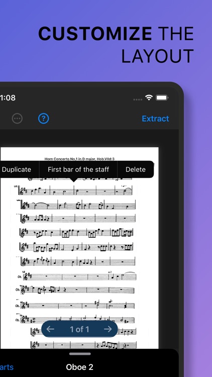 Partifier: extract score parts