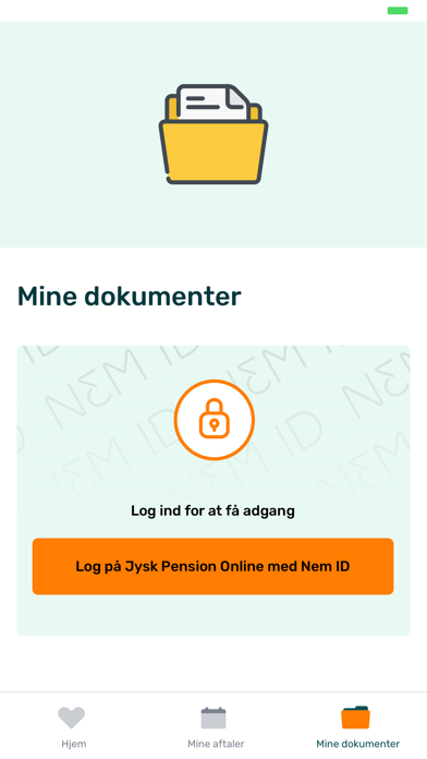Jysk Pension Online Læge screenshot 3