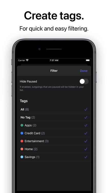 Outgoings - Track Expenses screenshot-4
