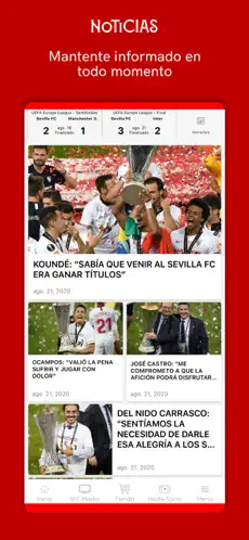 Screenshot 7 Sevilla FC - App Oficial iphone