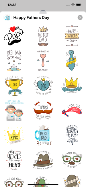 Happy Father Days Sticker Pack(圖3)-速報App