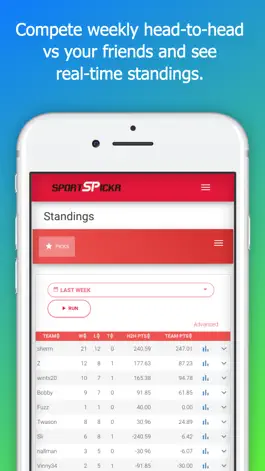 Game screenshot Sportspickr apk