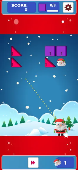 Game screenshot Brick Breaker Santa mod apk