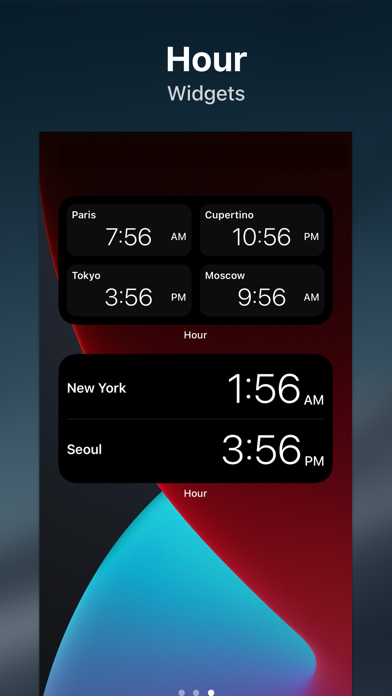Hour - World Clock by seense screenshot 2