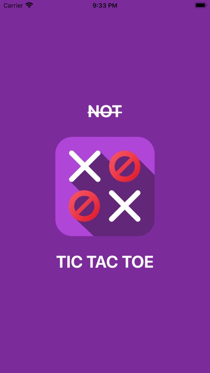 Not Tic Tac Toe