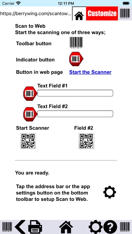 Barcode Scan to Web screenshot-1