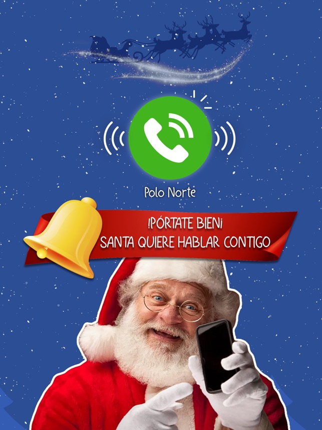 Loco temporal Dedicar Habla con Papá Noel – Llamada en App Store