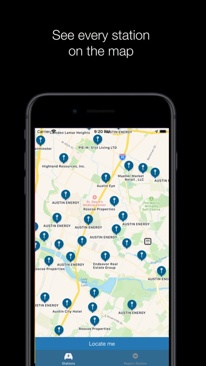 Austin Charge Map by Can Kinav