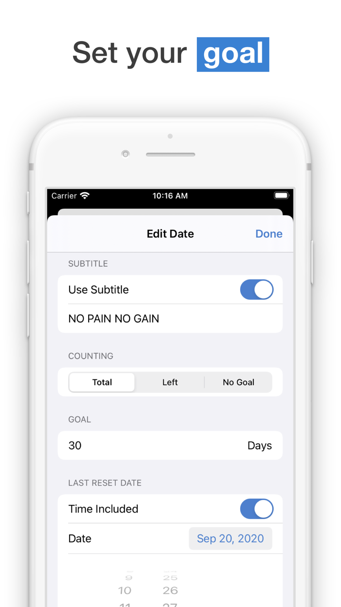 Purist - Nofap Counter  Track