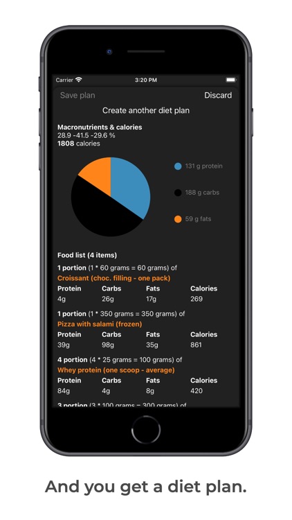 Macrofitter: Diet Planner