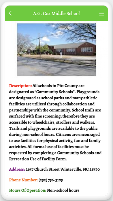 Parks & Facilities-Pitt County screenshot 2