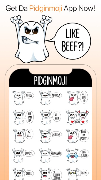 Pidginmoji Male Ghosts screenshot-5