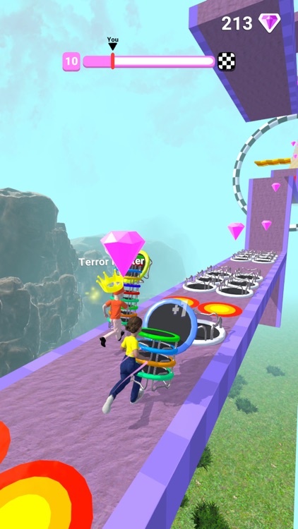 Trampoline Race screenshot-3