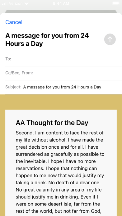 Twenty-Four Hours a Day: Classic Meditations for People in Recovery Screenshot 5
