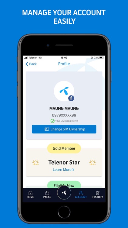 MyTelenor, Myanmar