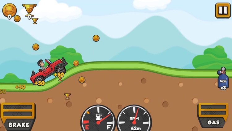 Hill Climb Racing- Offroad Car screenshot-0