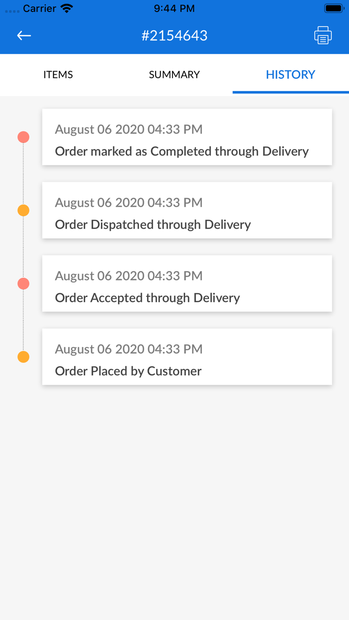 OrderYourStuff Merchant