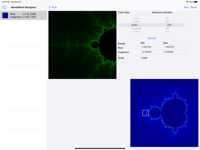 Mandelbrot Navigator