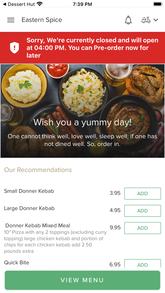 Eastern Spice DD2 3BZ