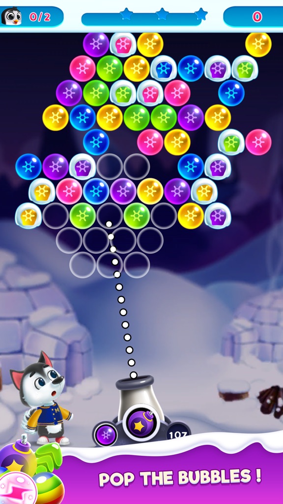【图】Frozen Pop – Bubble Shooter(截图2)