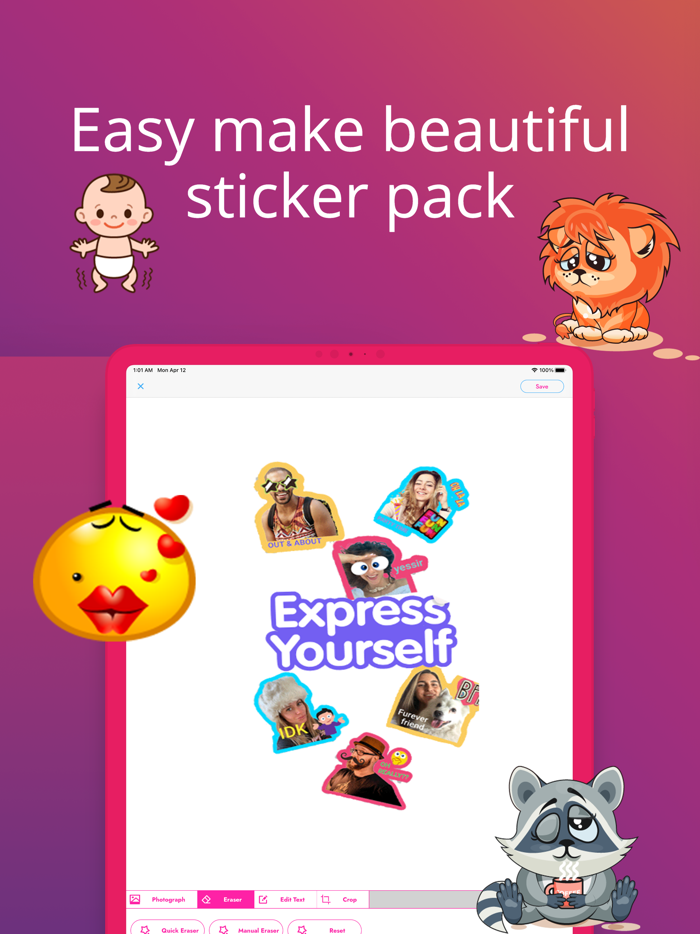 Sticker Now - Emojis  Memes