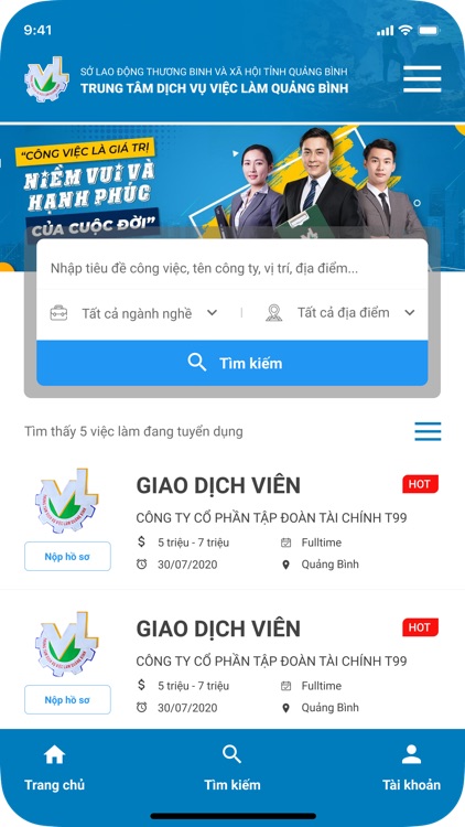 Việc làm Quảng Bình