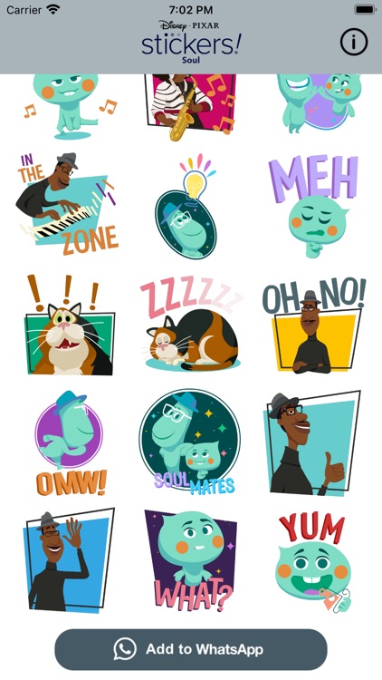 Pixar Stickers: Soul
