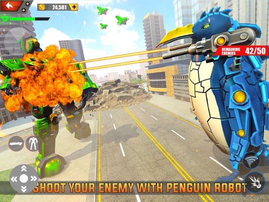 Penguin Robot Car - War Robotのおすすめ画像2
