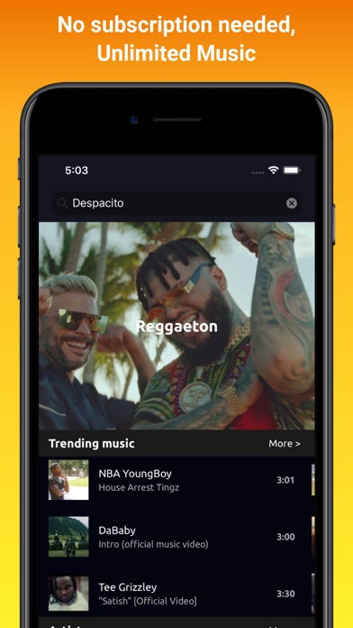 Online Music & Video Player screenshot 4