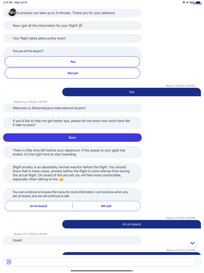 Sky Guru Fear of flying help