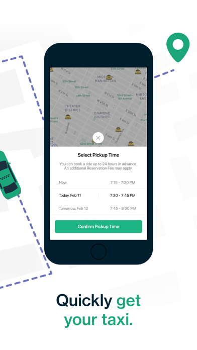 Curb - Request & Pay for Taxis screenshot