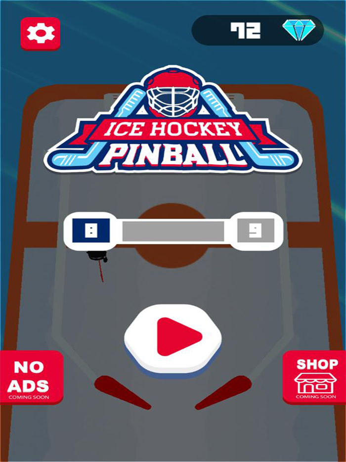 Ice Hockey Ball Flipper 3D