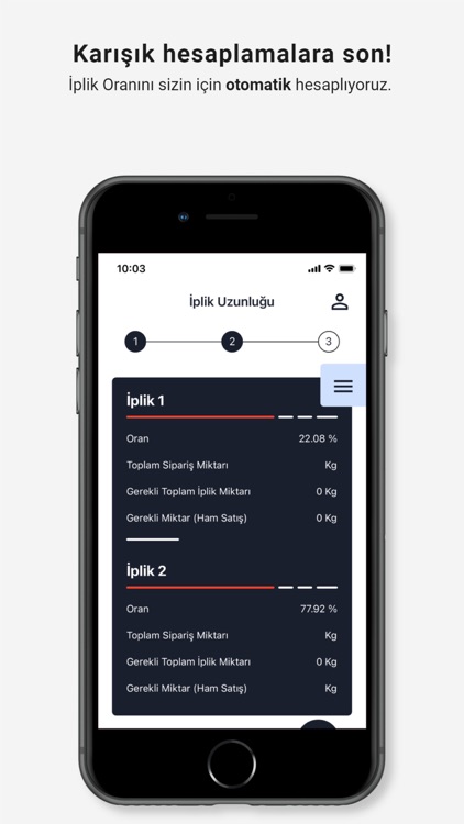 İplik Oran Hesaplayıcı