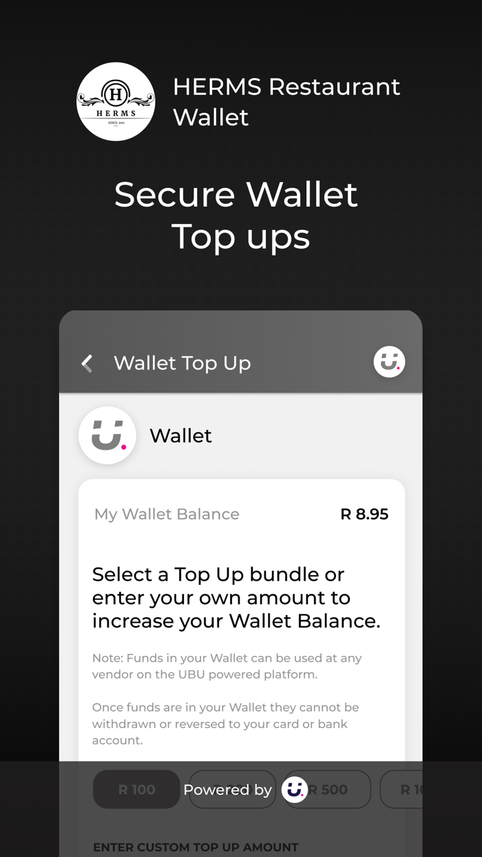 HERMS Restaurant Wallet