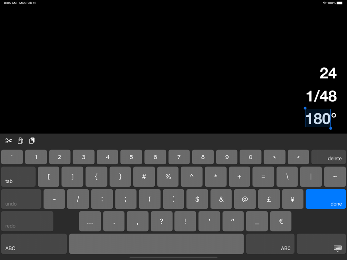 Shutter - Speed - Angle