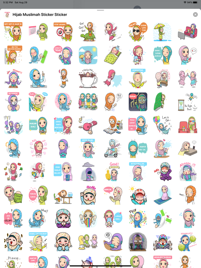 Hijab Muslimah Sticker