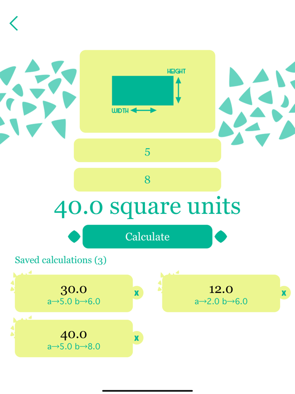 Rectangle Area Calculator screenshot 2