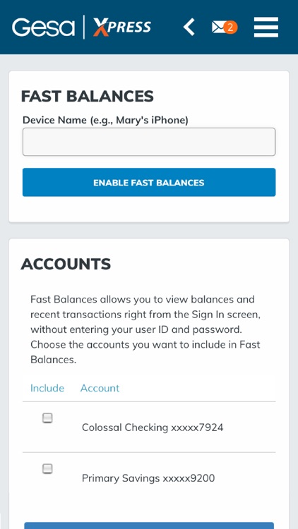 Gesa Xpress Digital Banking