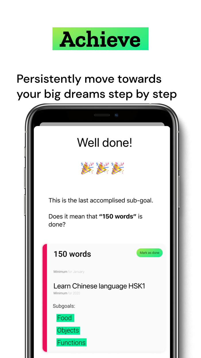Ubjective – Life Goals Tracker