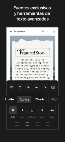 Captura de Pantalla 6 Unfold: Story & Collage Maker iphone