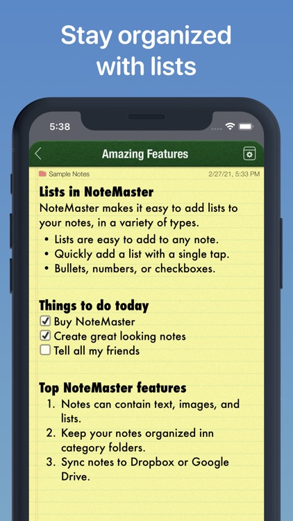 NoteMaster