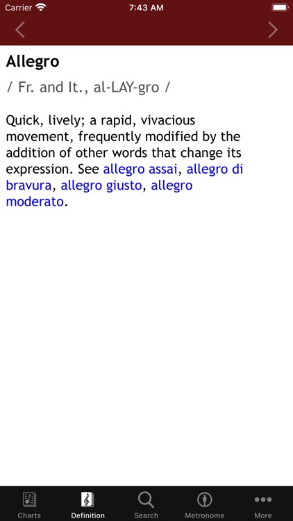 MusicTools Music Dictionary