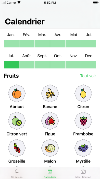 De Saison - Fruits et Légumes De Saison - Fruits et Légumes