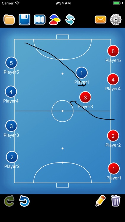 Coach tactic board Futsal足球教学