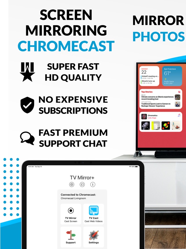 TV Mirror for Chromecast the App Store