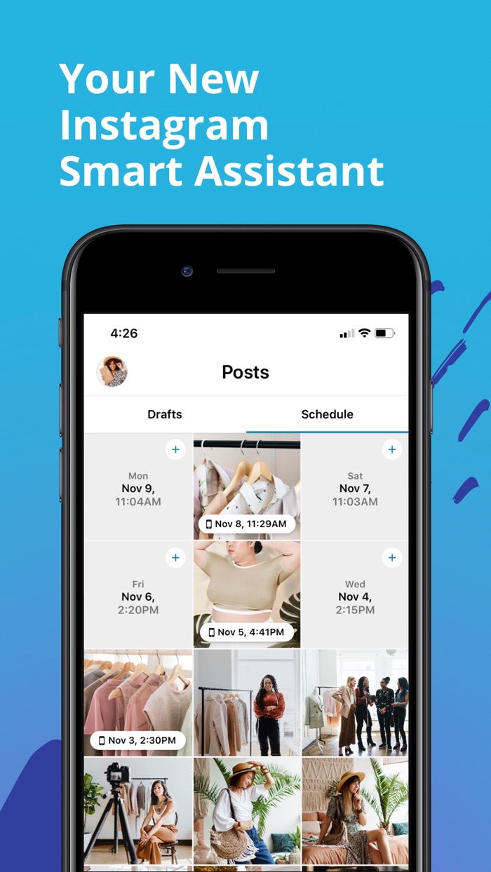 Tailwind Instagram Planner