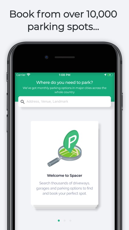 Spacer: Easy Parking App