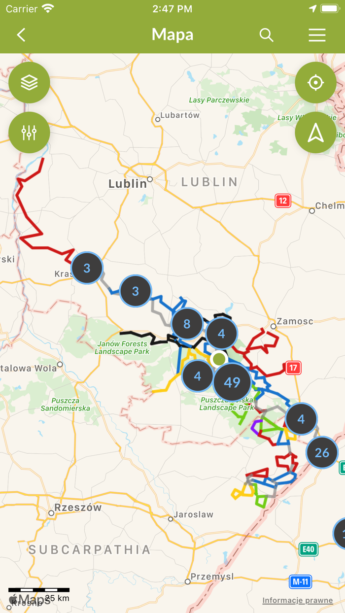 Centralny Szlak Row. Roztocza